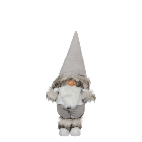 Gnom i grå nuancer 46 cm høj