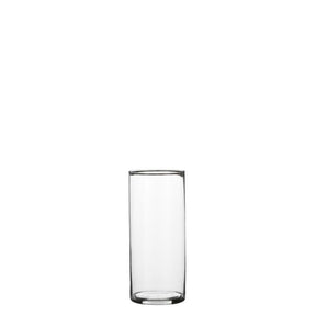 Cylinder glasvase 19 cm høj 9 cm i dia