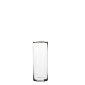 Cylinder glasvase 24 cm høj 9 cm i dia
