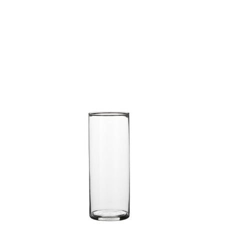 Cylinder glasvase 24 cm høj 9 cm i dia