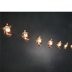 LED light chain with figurines