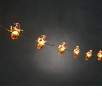 LED light chain with figurines