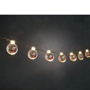LED light chain with figurines