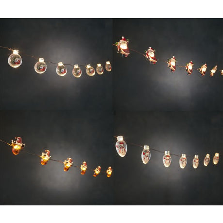 LED-lyskæde med figurer