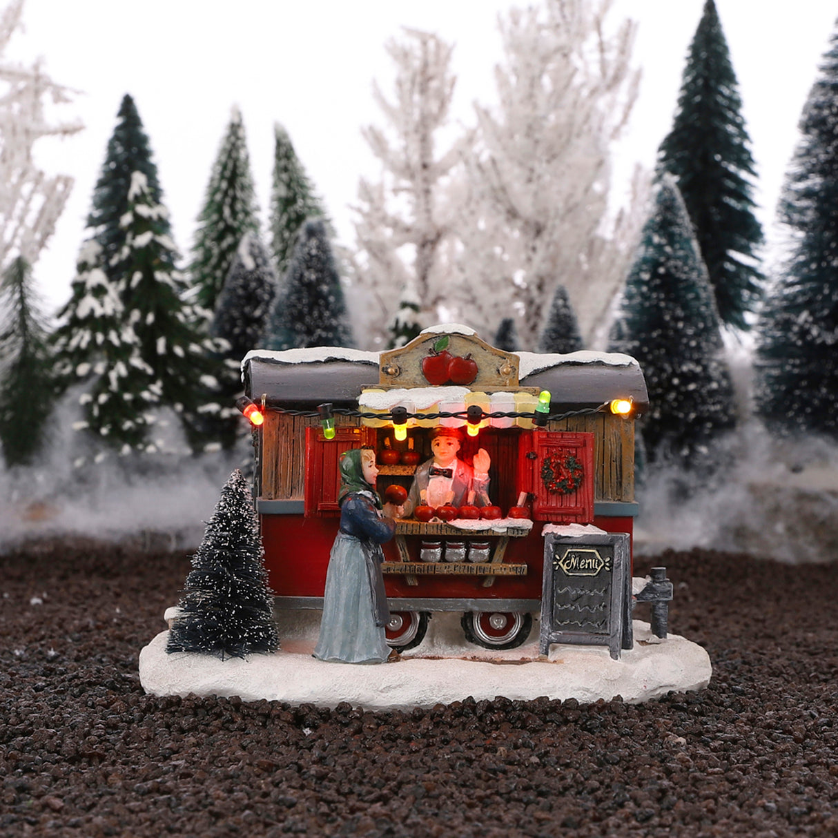 LuVille Æblebod set i et landskab