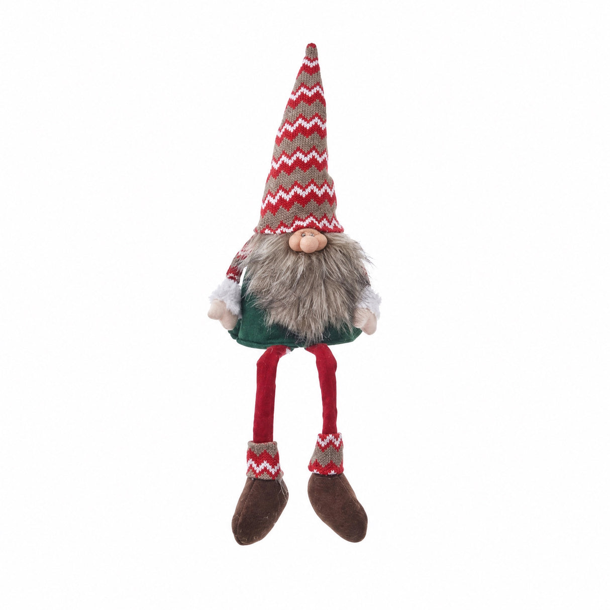 Gnome with hanging legs
