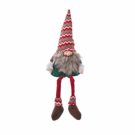 Gnome with hanging legs