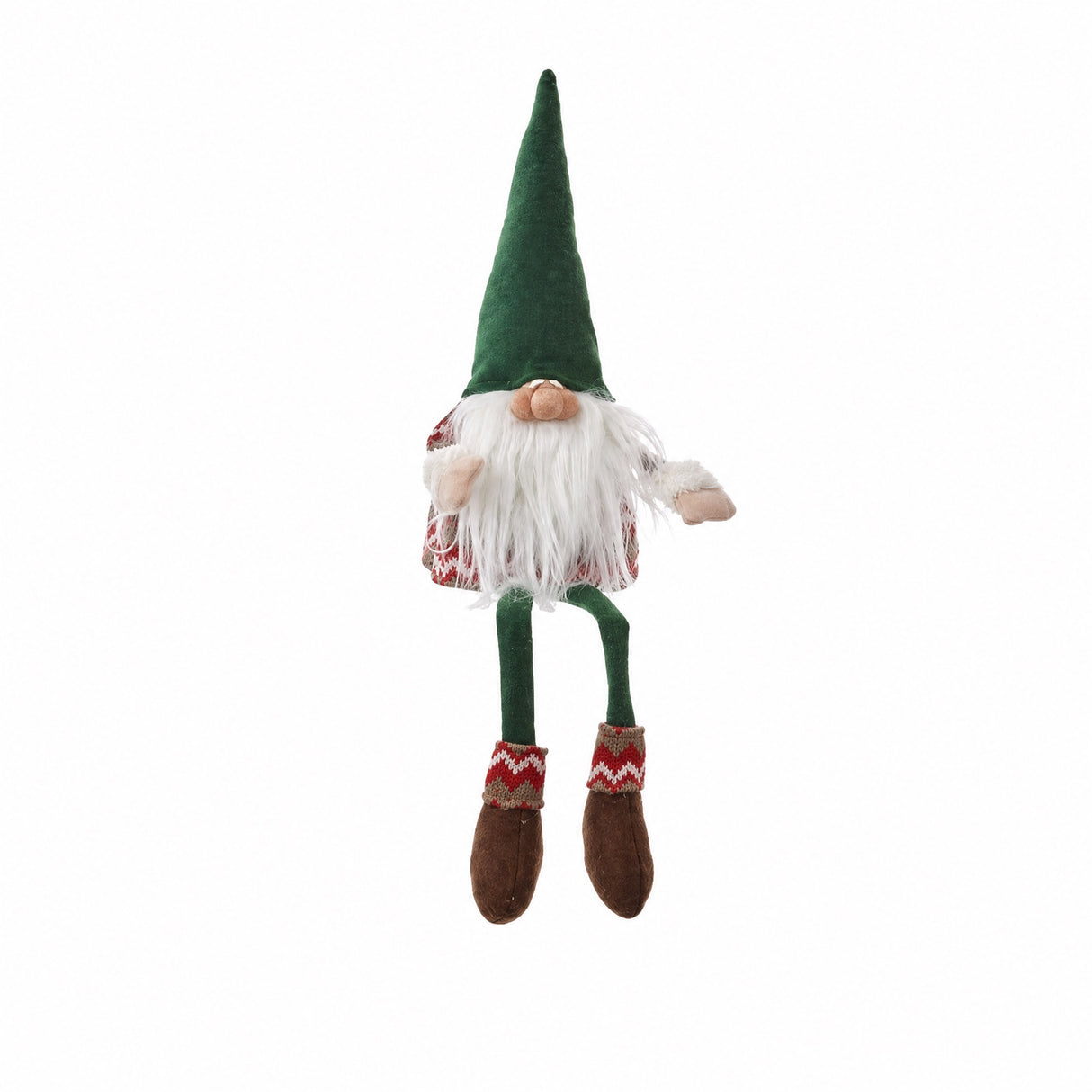 Gnome with hanging legs
