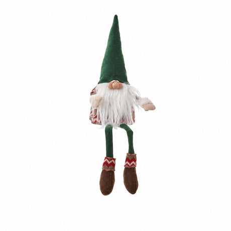 Gnome with hanging legs