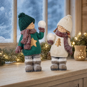 Large winter children