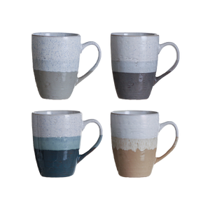 4 Tyler keramikkrus med hank