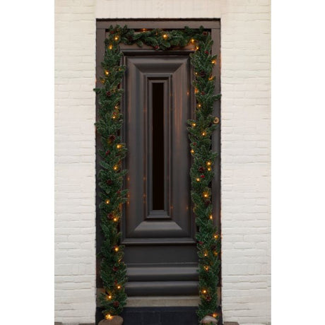Creston granguirlande med lys 180 cm lang 