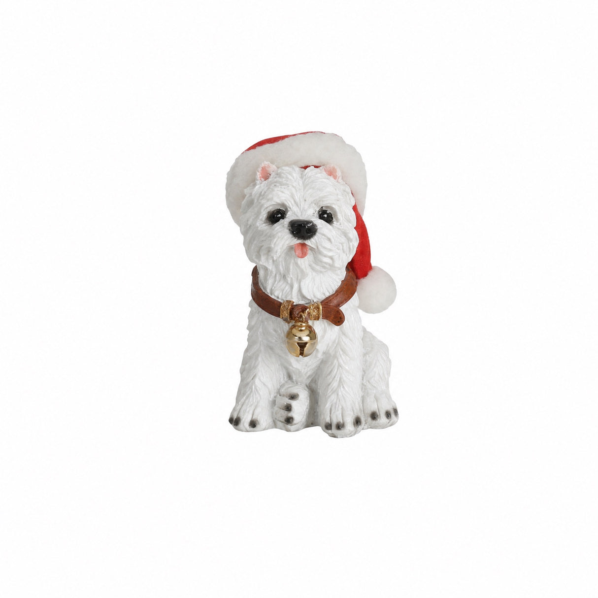 Christmas dog with soft hat