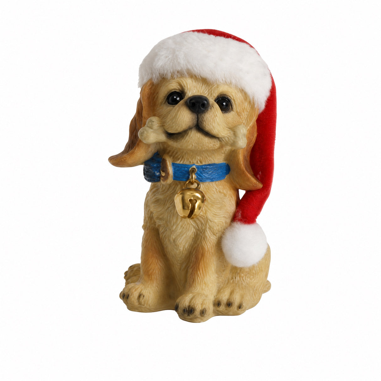 Christmas dog with soft hat