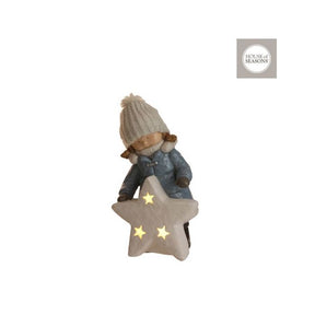 Pige med stjerne 41 cm høj