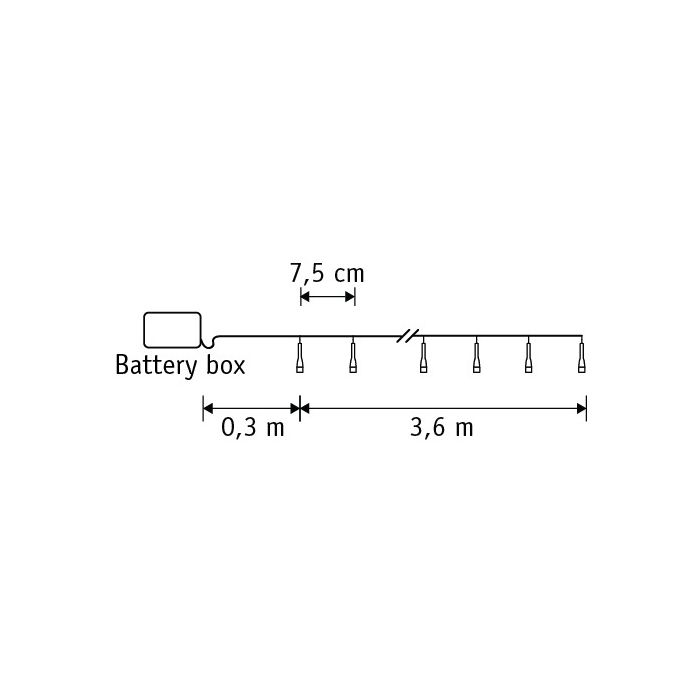 6 m batteriboks m/timer