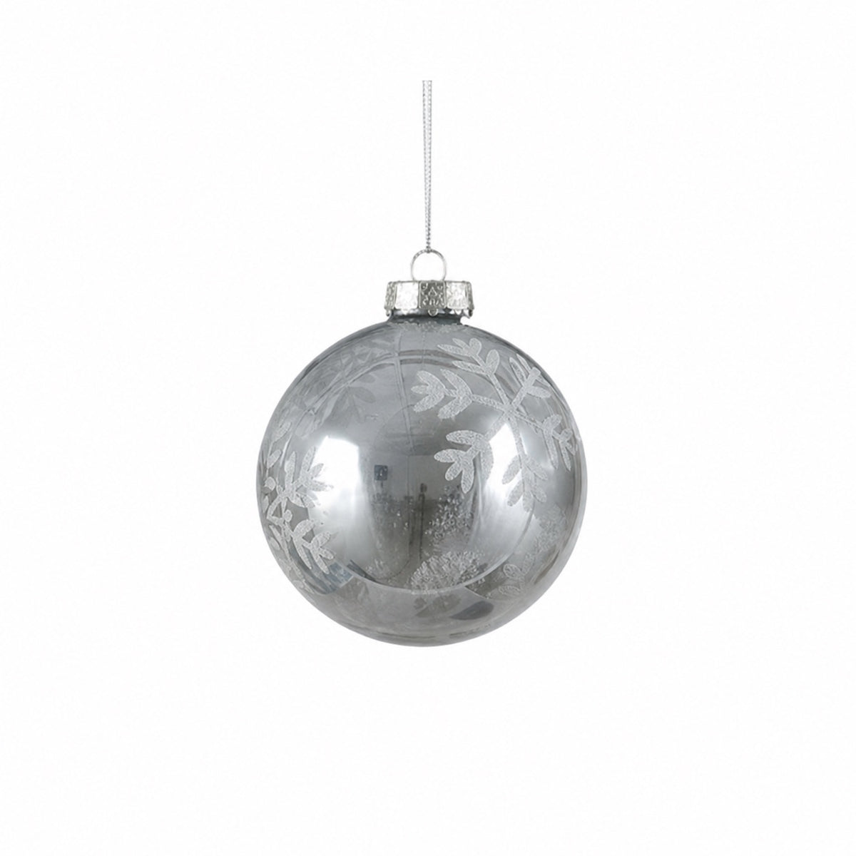 Silver / white Christmas balls