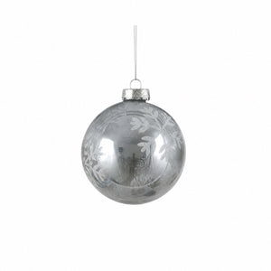 Silver / white Christmas balls