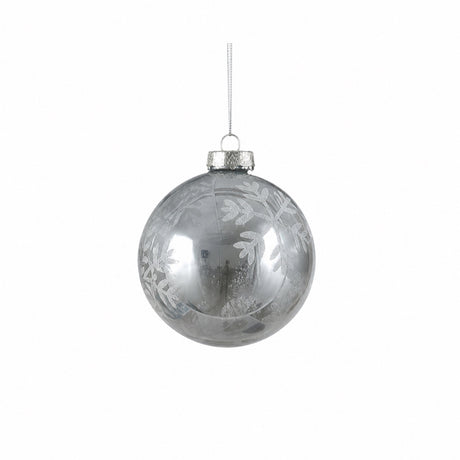 Silver / white Christmas balls