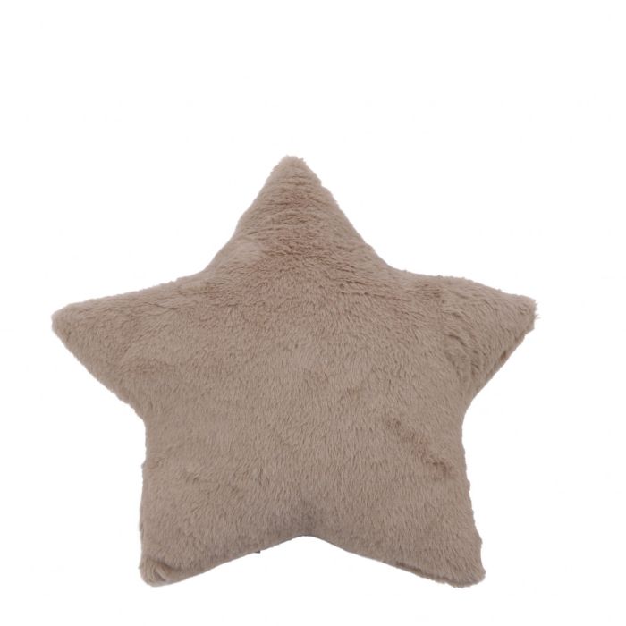 Stjerneformet pude beige 45 cm