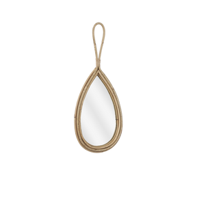 Rainier dråbeformet spejl med strop H 53 cm