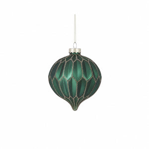 Matte green Christmas balls