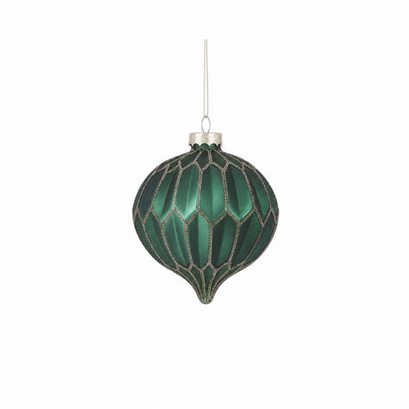 Matte green Christmas balls