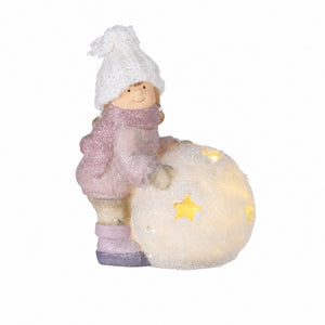 Small winter children
