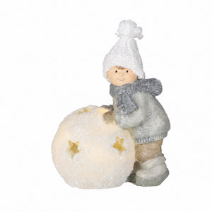 Small winter children
