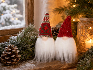 Gnome with red hat