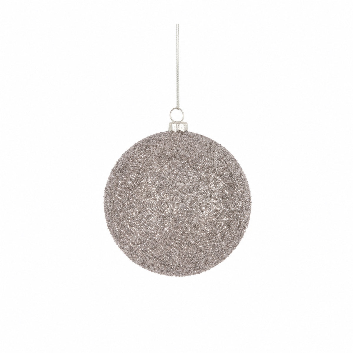Burgundy or silver Christmas ball
