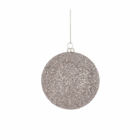 Burgundy or silver Christmas ball