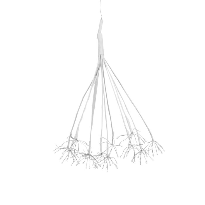 Hængende mælkebøttefrø med LED-lys 80 cm i dia