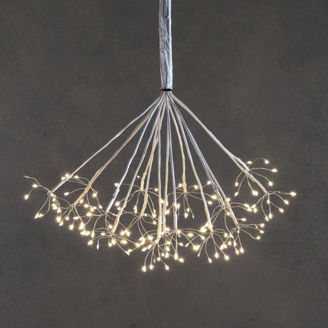 Hængende mælkebøttefrø med LED-lys 80 cm i dia