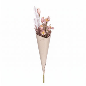 Pink dried flower bouquet