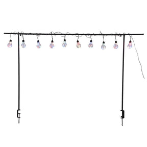 Bordstativ med lyskæde solcelle