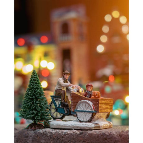 Luville Familie på ladcykel