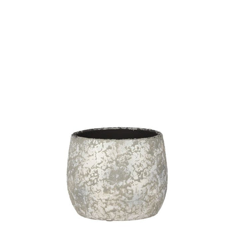 Clemente urtepotte i champagnefarvet, 15,5 cm høj