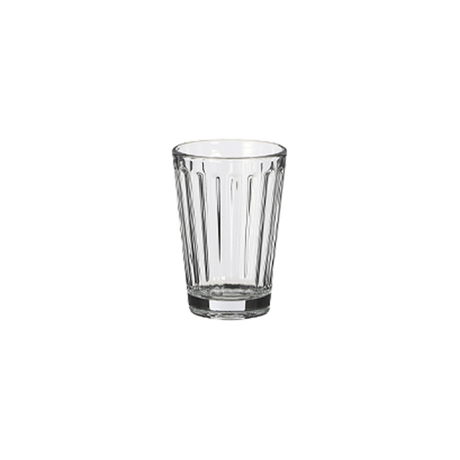 1 vandglas med riller 19 cl