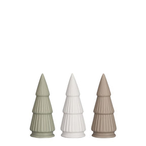 Juletræ i porcelæn 17 cm højt