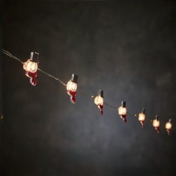 Light chain with Christmas figurines