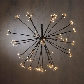 Hængende mælkebøttefrø med LED-lys 58 cm i dia