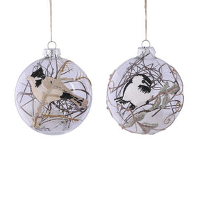 Julekugler med fugle 