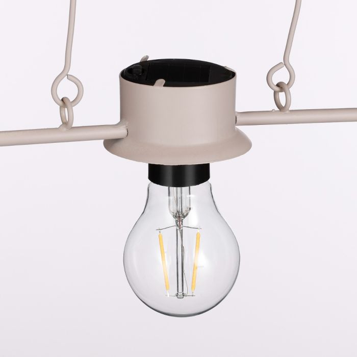 Dimitri solcellelampe med urtepotte