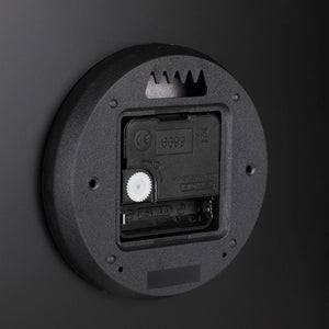 Brixen black wall clock