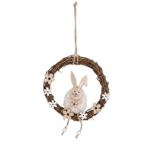 Easter wreath with bunny Ø 14 cm