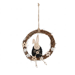 Easter wreath with bunny Ø 14 cm