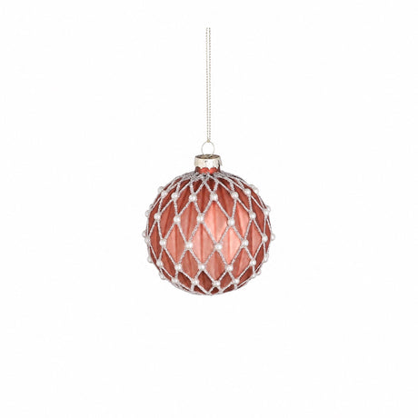 Christmas balls with beads