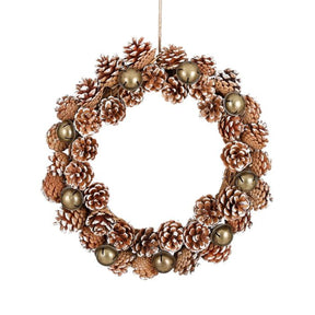 Koglekrans med bjælder 38 cm i dia