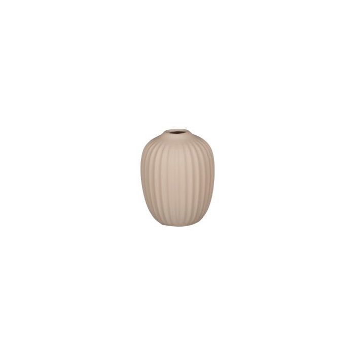 Grooved vase 10 cm